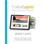 StudySync Grade 7, Reading and Writing Companion Units 1-4