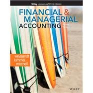 Financial & Managerial Accounting, Fourth Edition WileyPLUS Single-term