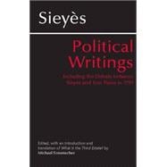 Political Writings: Including the Debate Between Sieyes and Tom Paine in 1791,9780872204300