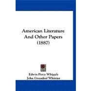 American Literature and Other Papers