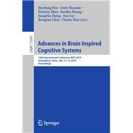 Advances in Brain Inspired Cognitive Systems,9783030394301