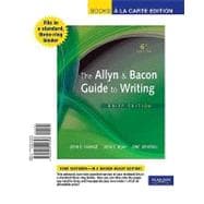 The Allyn & Bacon Guide to Writing, Brief Edition, Books a la Carte Edition
