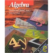 Algebra: McDougal Littell Structure & Method: Student Edition Book 1 california