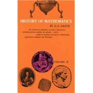 History of Mathematics, Vol. II
