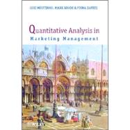 Quantitative Analysis in Marketing Management