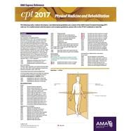 CPT 2017 Express Reference Coding Card Physical Medicine and Rehabilitation