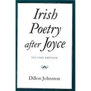 Irish Poetry After Joyce