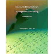 Case & Problem Materials in Management Accounting