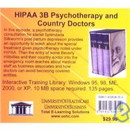 Hipaa 3B Psychotherapy and Country Doctors: Hipaa Regulations, Hipaa Training, Hipaa Compliance, and Hipaa Security for the Administrator of a Hipaa Program, for Beginners to Advanced, from