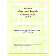 Webster's German to English Crossword Puzzles