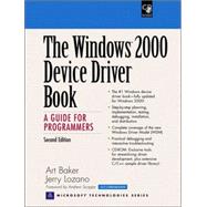 The Windows 2000 Device Driver Book A Guide for Programmers