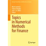 Topics in Numerical Methods for Finance