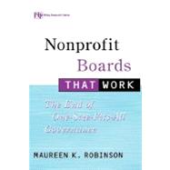 Nonprofit Boards That Work The End of One-Size-Fits-All Governance