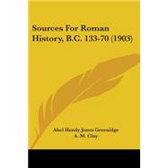 Sources for Roman History, B.c. 133-70