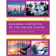 Business Statistics of the United States 2023 Patterns of Economic Change