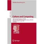 Culture and Computing