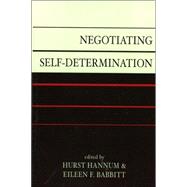 Negotiating Self-determination
