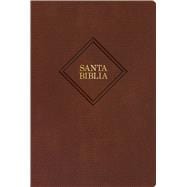 RVR 1960 Biblia letra gigante, café piel fabricada con índice (Edición 2023) Santa Biblia