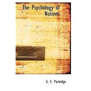 Psychology of Nations : A Contribution to the Philosophy of History