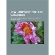 New Hampshire College Catalogue