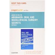 Oral and Maxillofacial Surgery Secrets Pageburst on Kno Access Code