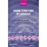 Sound Structure in Language Edited and Introduced by Nina Grønnum, Frans Gregersen, and Hans Basbøll