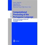 Computational Processing of the Portuguese Language: Proceedings
