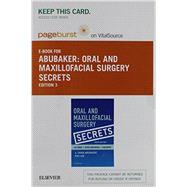 Oral and Maxillofacial Surgery Secrets Pageburst on Vitalsource Retail Access Card