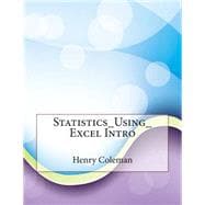 Statistics Using Excel Intro
