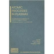 Atomic Processes in Plasmas: 15th International Conference on Atomic Processes in Plasmas, Gaithersburg, Maryland 19-22 March 2007