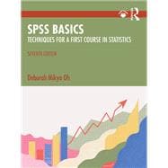 SPSS Basics book cover, ISBN 9781032454375