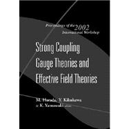 Strong Coupling Gauge Theories and Effective Field Theories