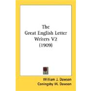 The Great English Letter Writers