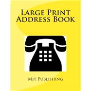 Large Print Address Book