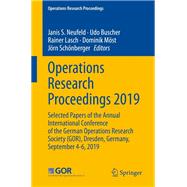 Operations Research Proceedings 2019