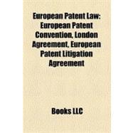 European Patent Law