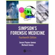 Simpson's Forensic Medicine, 14th Edition book cover, ISBN 9781498704397