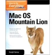 How to Do Everything Mac OS X Mountain Lion