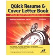 The Quick Resume & Cover Letter Book, 5th Edition