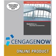 CengageNOW for Anderson/Sweeney/Williams/Camm/Cochran's Statistics for Business & Economics, 13th Edition, [Instant Access], 1 term