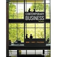 Contemporary Business, Loose-leaf, 20th Edition