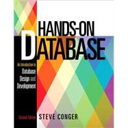 Hands-On Database book cover, ISBN 9780133024418