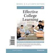 Effective College Learning, Books a la Carte Edition
