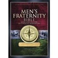 HCSB Men's Fraternity Authentic Manhood Bible, British Tan Imitation Leather