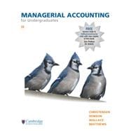 Managerial Accounting for Undergraduates