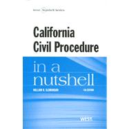 California Civil Procedure in a Nutshell