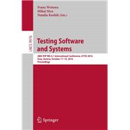 Testing Software and Systems