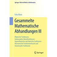 Gesammelte Mathematische Abhandlungen III
