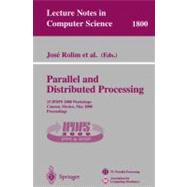 Parallel and Distributed Processing : 15 IPDPS 2000 Workshops, Cancun, Mexico, May 1-5, 2000, Proceedings