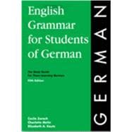 English Grammar for Students of German